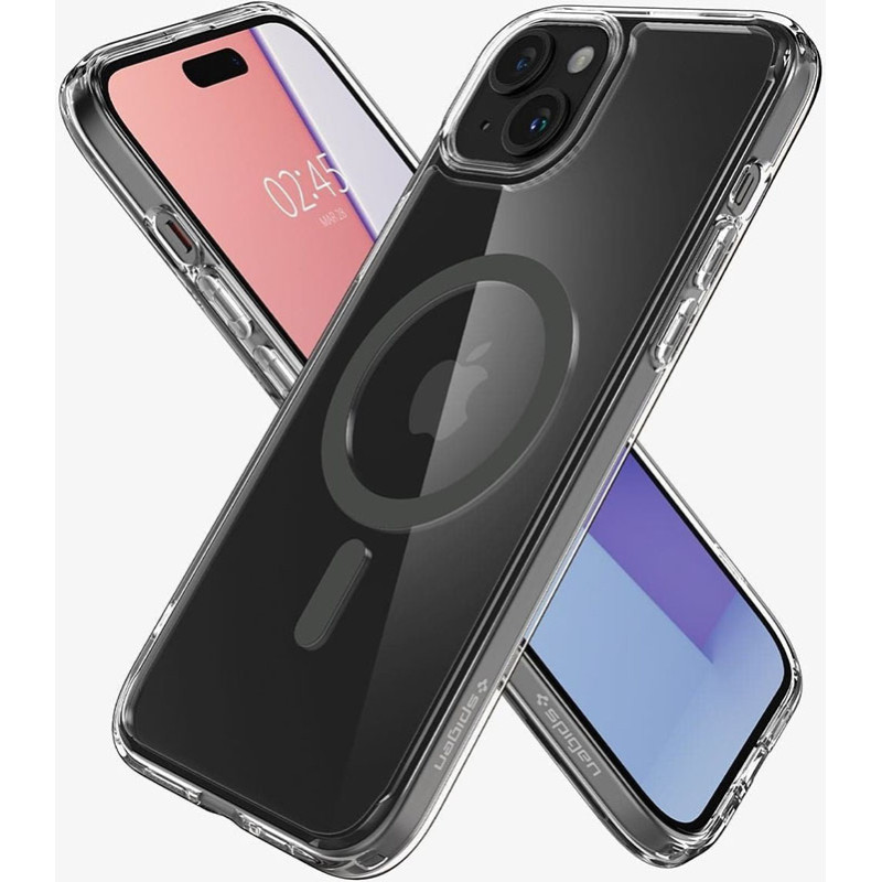 Чохол Spigen для Apple iPhone 15 Ultra Hybrid MagFit, Graphite