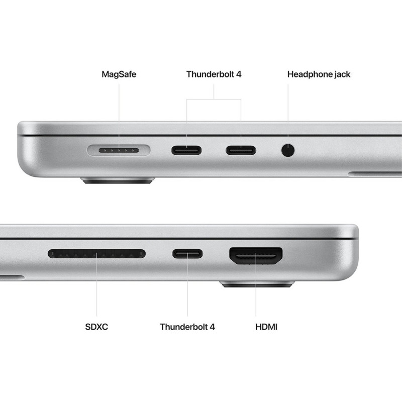 Ноутбук APPLE MacBook Pro 14" M2 Pro 16/1TB 2023 Silver MPHJ3