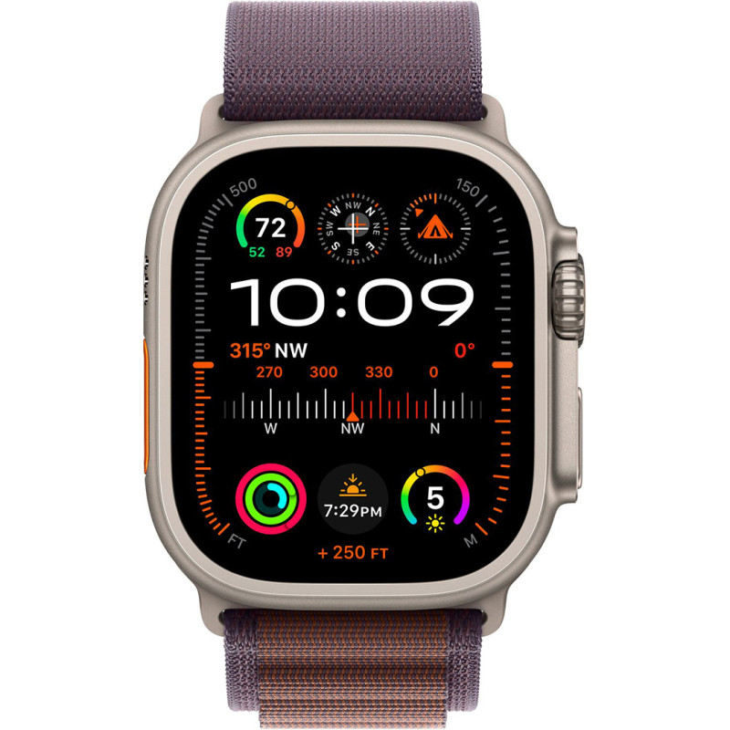Смартгодинник Apple Watch Ultra 2 GPS + Cellular, 49mm Titanium Case with Indigo Alpine Loop – Small